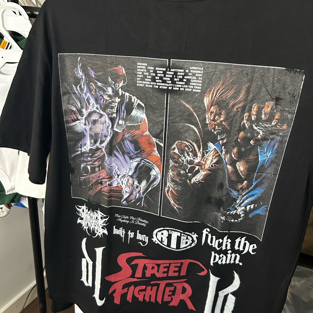 Street Fighter Graphic Tee - Black